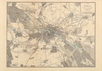 Karte von Berlin, 1802